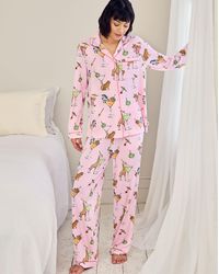 Chelsea Peers - Classic Long Button Up Set - Lyst