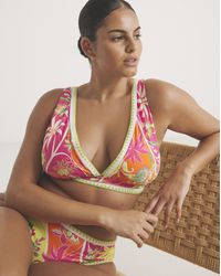 Figleaves - Frida Soft Plunge Bikini Top - Lyst