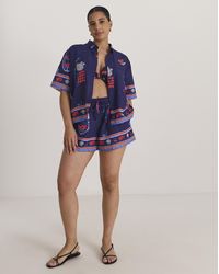 Simply Be - Dolce Vita Beach Shirt And Short Co-Ord - Lyst