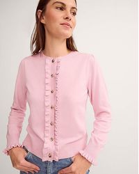 Monsoon - Ruby Frill Cardigan - Lyst