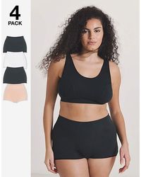 Pretty Secrets - 4 Pack Comfort Short Knickers - Lyst