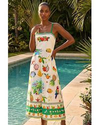 Roman - Roman Fruit Print Strappy Midi Dress - Lyst