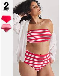 Simply Be - 2 Pack Value Bikini Briefs - Lyst