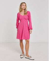 Simply Be - Tie Back Skater Dress - Lyst