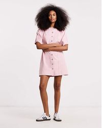 Simply Be - Cinched Mini Dress - Lyst