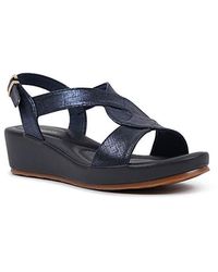 Paradox London - Vesper Wedge Sandals - Lyst