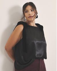 Simply Be - Bow Strap Cami Top - Lyst