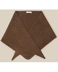 Monsoon - Fae Knitted Triangle Scarf - Lyst