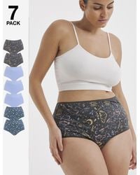Pretty Secrets - 7 Pack Full Fit Brief - Lyst