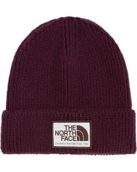 The North Face - Logo Box Cuffed Beanie - Lyst