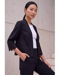 Roman - Roman Crepe Cut Out Jacket - Lyst