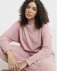 Pretty Secrets - Cable Knit Lounge Set - Lyst
