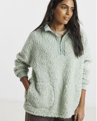 Simply Be - Teddy Fleece Zip Sweatshirt - Lyst