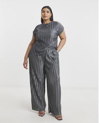 Joanna Hope - Plisse Wide Leg Trousers - Lyst