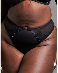 Curvy Kate - Scantilly Laced Up High Waist Thong - Lyst