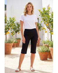 Roman - Roman Knee Length Elastic Waist Shorts - Lyst