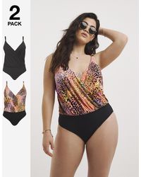 MAGISCULPT - 2 Pack Blouson Swimsuits - Lyst