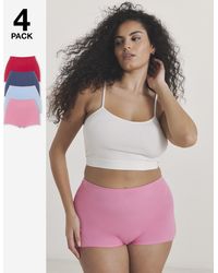 Pretty Secrets - 4 Pack Comfort Short Knickers - Lyst
