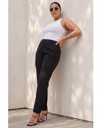 Roman Curve - Straight Smart Trousers - Lyst