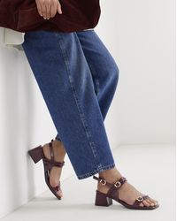 JD Williams - Two Strap Buckle Heels Ex Wide - Lyst