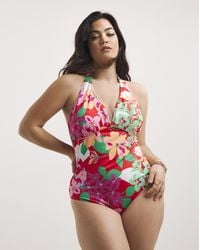 JD Williams - Value Halterneck Swimsuit - Lyst