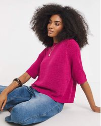 Simply Be - Knitted Boxy Tee - Lyst