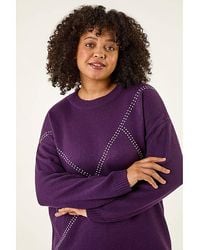 Roman Curve - Hotfix Knit Jumper - Lyst