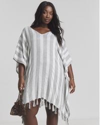 MAGISCULPT - Lurex Tassel Beach Kaftan - Lyst