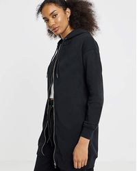 Simply Be - Core Zip Through Longline Hoodie - Lyst