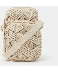 Accessorize - Macrame Phone Bag - Lyst