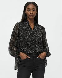 Religion - Pleated Ruffle Shirt - Lyst