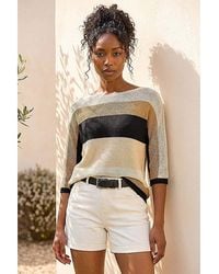 Roman - Roman Colour Block Stripe Jumper - Lyst