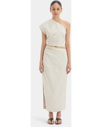 SIR. - Affogato Asymmetric Midi Skirt - Lyst