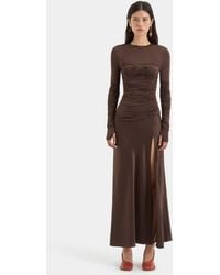 SIR. - Alessia Draped Gown - Lyst