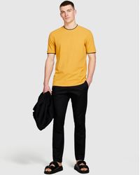 Sisley - T-shirt Con Contrasto - Lyst