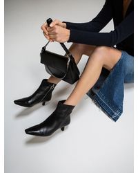 Sisley - Leather Ankle Boots - Lyst