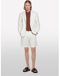 Sisley - Bermuda Regular Fit Bianco Panna - Lyst