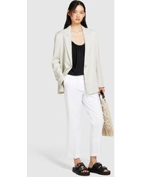 Sisley - High-waisted Trousers - Lyst