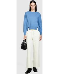 Sisley - Sweater With Slits - Lyst