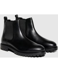 Sisley - Leather Chelsea Boots - Lyst