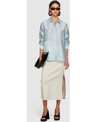 Sisley - Camicia Over A Righe - Lyst