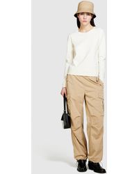 Sisley - Solid Colored Sweater - Lyst