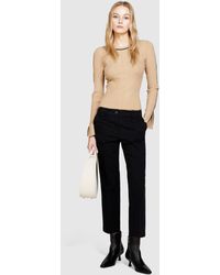 Sisley - Cropped Trousers - Lyst