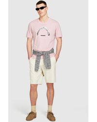 Sisley - T-shirt Regular Fit Con Stampa - Lyst