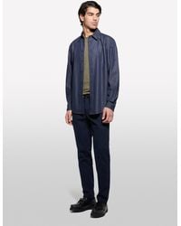 Sisley - T-shirt A Maniche Corte Slim Fit Verde Militare - Lyst