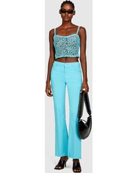 Sisley - Colored Flared Fit Jeans - Lyst