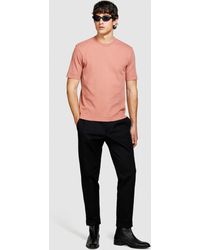 Sisley - Solid Color T-shirt - Lyst
