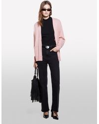 Sisley - Cardigan With Slits - Lyst