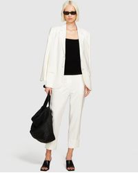 Sisley - Striped Flare-fit Trousers - Lyst