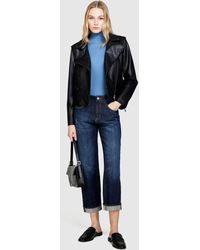 Sisley - Jeans Manhattan Regular Fit Con Risvolto - Lyst